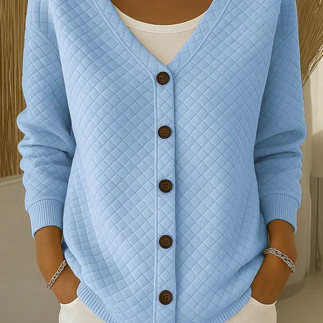 Leonor | Giacca in Maglia Imbottita con Bottoni