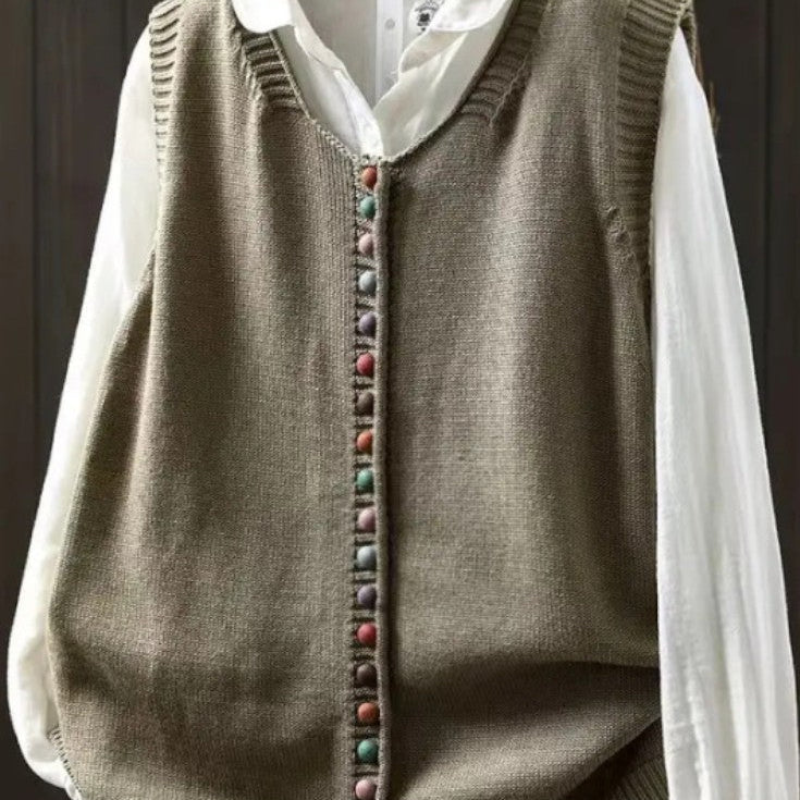 Karmen™ | Gilet Lavorato Elegante