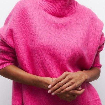 Katrielle™ Maglione con colletto alto