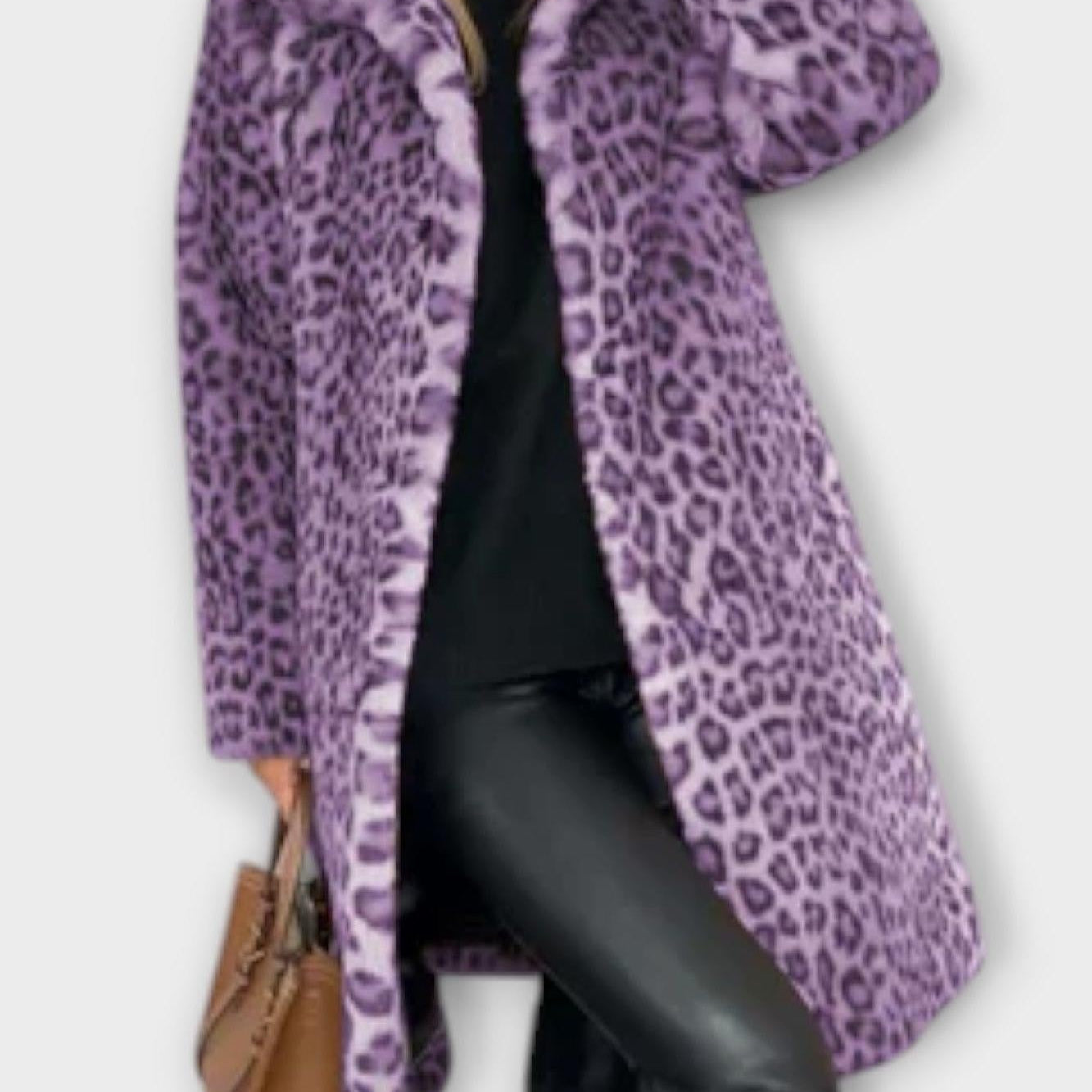 Cappotto leopardato