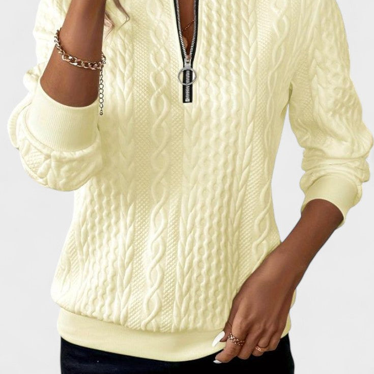 Nela™ | Maglione con zip per donne