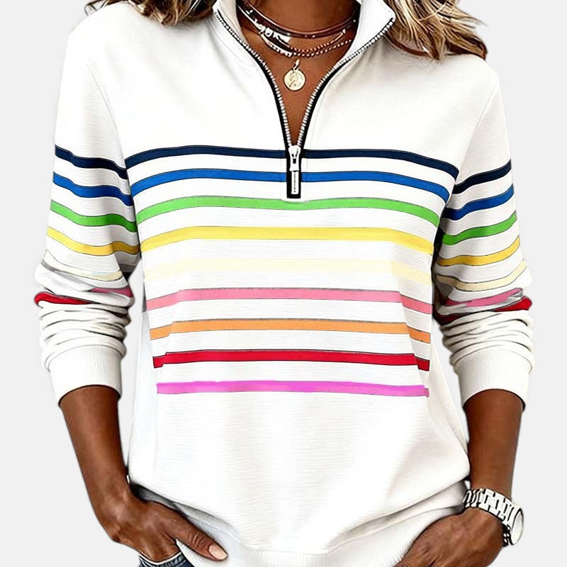 Andrea – Maglione a righe da donna