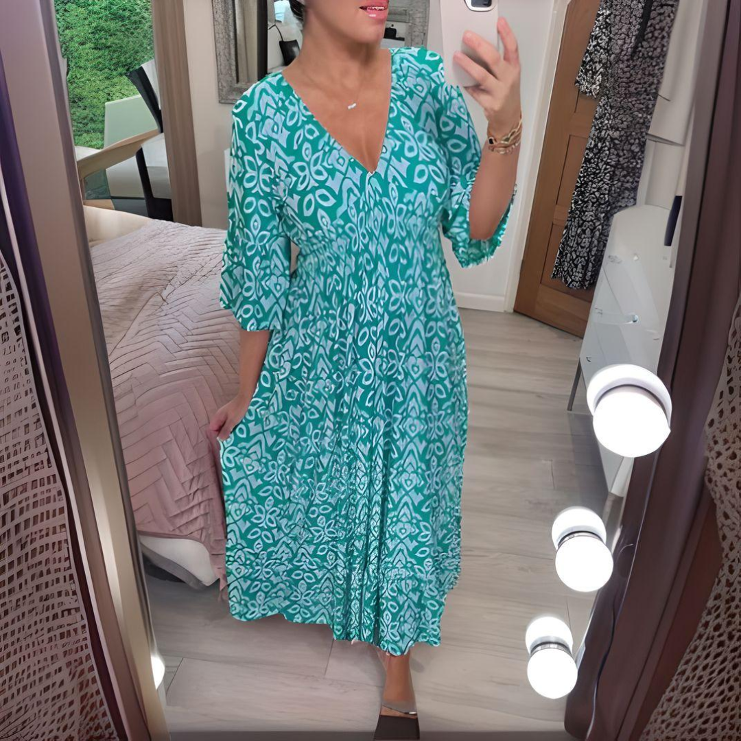 Lillia - Robe Imprimée Boho